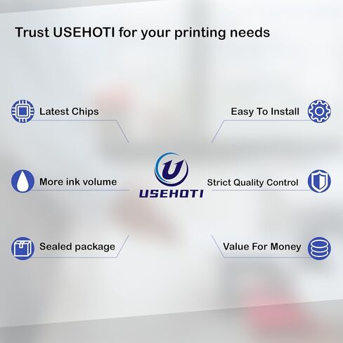 LC103XL Compatible for Brother LC103 Ink Cartridges LC101 Work with Brother MFC-J870DW MFC-J6920DW MFC-J450DW MFC-J6520DW Printer (Black Cyan Magenta Yellow, 4 Pack) in Kuwait