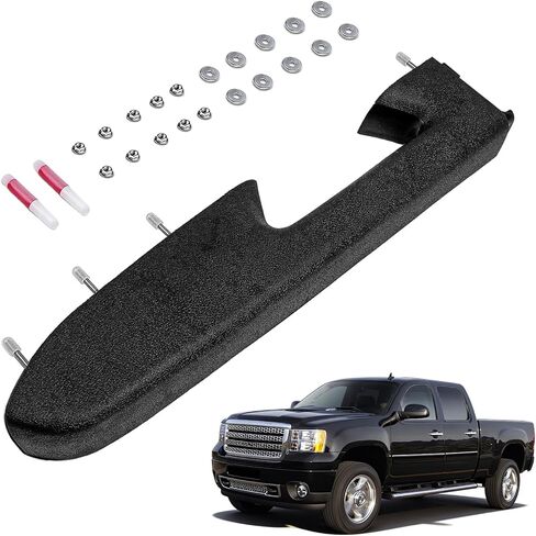 22818465 Front Left Driver Side Armrest Repair Kit Fit for 2010 2011 2012 2013 2014 Chevy Silverado/GMC Sierra 1500 2500HD 3500HD, Door Panel with Metal Reinforcement Brackets in Kuwait