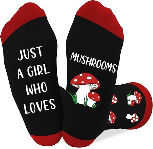 Mushroom Gifts for Women and Girls Cute Funny Mushroom Lovers Themed Accessories Socks Presents Christmas Stocking Stuffers Birthday Xmas White Elephant Galentines Halloween Thank You Gifts in Saudi Arabia