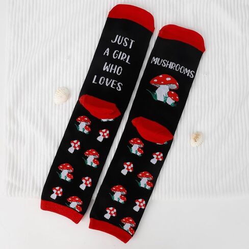 Mushroom Gifts for Women and Girls Cute Funny Mushroom Lovers Themed Accessories Socks Presents Christmas Stocking Stuffers Birthday Xmas White Elephant Galentines Halloween Thank You Gifts in Saudi Arabia