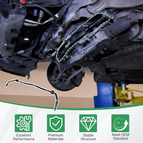 قضيب تثبيت التعليق الأمامي مناسب لـ 2001-2009 Mercedes-Benz C-Class (C230/C320/C240/C350/C280/C32 AMG) W203 & CLK-Class (CLK500/CLK350/CLK55 AMG) W209، استبدل A2033234465 Anti-Roll Sway in Kuwait