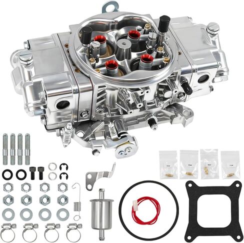 Carburetor 750 CFM 4150 Model 4 Barrel Double Pumper Fit for Holley Quick Fuel Brawler race series Carburetor w/Mechanical Secondary, No Choke, Dual Fuel Inlet and Square Bore Flange, #BR-67200 in Kuwait