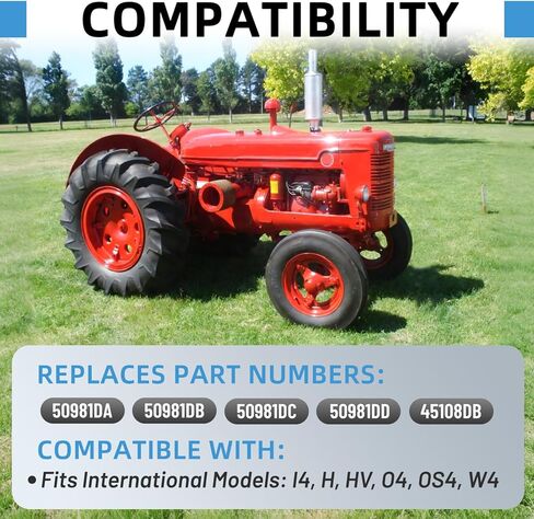 50981DA Carburetor Compatible With International Harvester Farmall H HV I4 O4 OS4 W4 Tractors Replaces 50981DB 50981DC 50981DD 45108DB in Kuwait