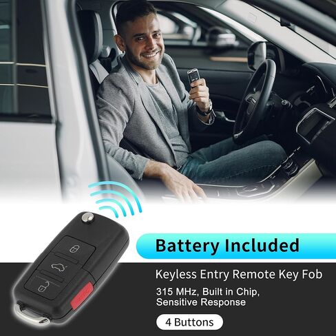 X AUTOHAUX NBG92596263 315MHz استبدال دخول بدون مفتاح مفتاح ذكي عن بعد فوب لفولكس واجن جولف GTI جيتا 2006-2010 NO.1K0 959 753 P 3 أزرار 2 قطعة in Saudi Arabia
