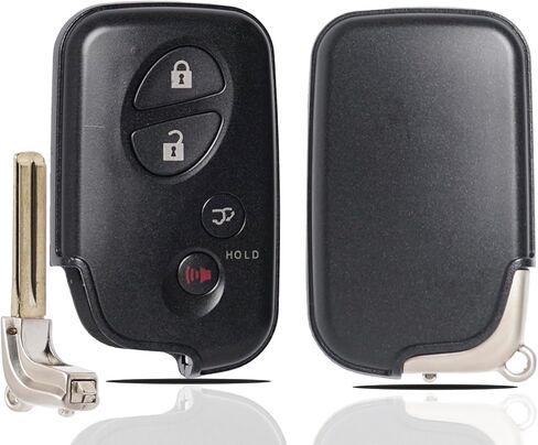 MechanMagic مفتاح ذكي فوب استبدال عن بعد يناسب RX350 RX450 RX450H CT200H GX460 LX570 2008 2009 2010 2011 2012 2013 2014 2015 HYQ14ACX P/N:89904-48191 271451-5290 جي إن إي 4 أزرار in Saudi Arabia
