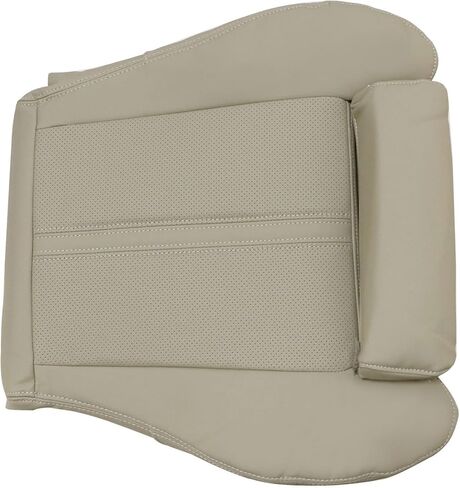 Mythoria Front Driver Side Bottom Replacement Perforated Leather Seat Cover Tan Compatible with Cadillac SRX 2010 2011 2012 2013 2014 2015 2016 in Kuwait