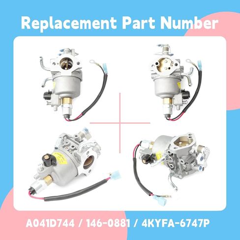 A041D744 Carburetor Replacement for Onan 4000 QG4000 Generators 4KYFA-6747P for Cummins 0A6562 KY Series RV Generator Carb Repair Kit Replace 146-0881 4KYFA-6747P in Kuwait