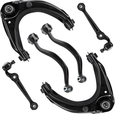Front Control Arms w/Ball Joints Replacement Suspension Kit for Mercury Milan 2007-2011, for Ford Fusion & Lincoln MKZ 2007-2012, Left & Right, Forward & Rearward, Lower & Upper (6PCS) in Saudi Arabia