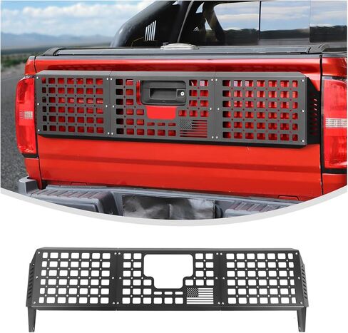 Linskip Tailgate Bed Molle Expansion Panel Compatible with 2023-2025 2026+ Chevy Colorado & GMC Canyon, Rear Gate MOLLE Racks, Cargo Carrier Tool Organizer, Exterior Accessories in Saudi Arabia