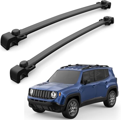 165lbs Aluminum Roof Rack Cross Bars Compatible for 2007-2017 Jeep Patriot Rooftop Luggage Carrier Rack for Bike Canoe Kayak Cargo Box in Saudi Arabia