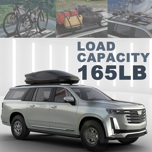 165lbs Aluminum Roof Rack Cross Bars Compatible for 2007-2017 Jeep Patriot Rooftop Luggage Carrier Rack for Bike Canoe Kayak Cargo Box in Saudi Arabia