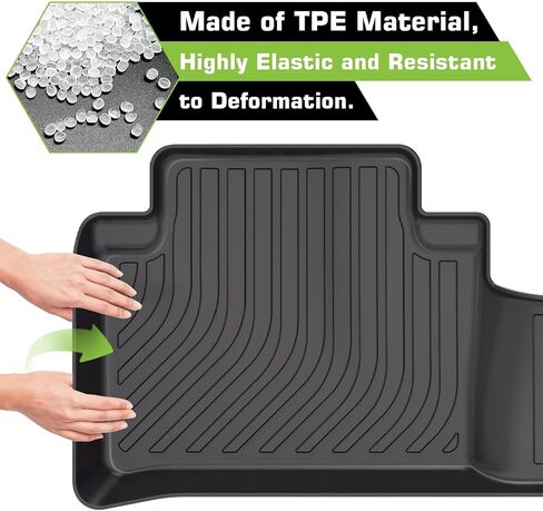 Floor Mats for Acura RDX 2013-2015, Heavy Duty TPE Waterproof Non-Slip All Weather Protection Custom, Floor Mats & Cargo Liner in Saudi Arabia