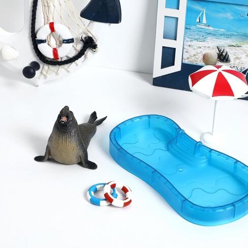 1pc Simulation Elephant Seal Model Home Decoration (Light Brown) in Saudi Arabia
