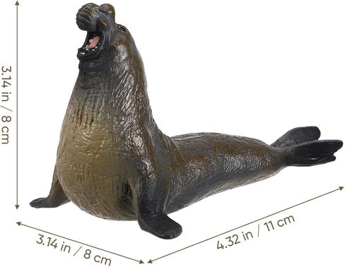 1pc Simulation Elephant Seal Model Home Decoration (Light Brown) in Saudi Arabia