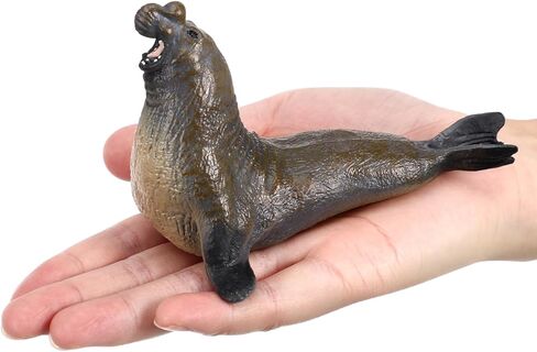 1pc Simulation Elephant Seal Model Home Decoration (Light Brown) in Saudi Arabia