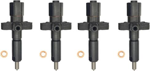 4X 2645666 Fuel Injector 17/100900 1447228 Compatible with Perkins 4.236 Series Diesel Engine for JCB 1400B 214B 930 in Saudi Arabia