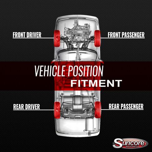 Air Ride Suspension to Front Complete Struts & Rear Shocks & Coil Springs Conversion Kit Compatible with 2007-2014 GMC Yukon XL 1500 in Kuwait