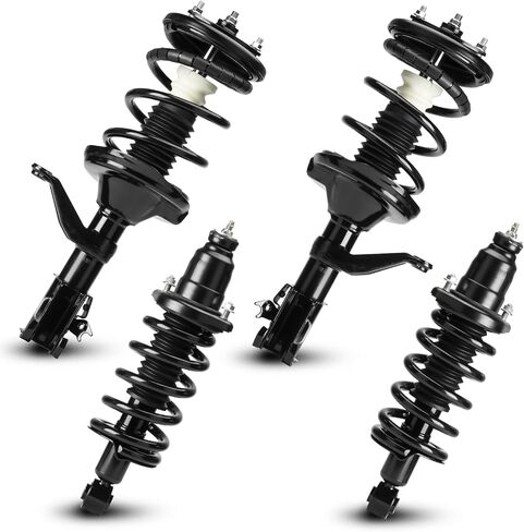 Front & Rear Left Right Complete Strut Spring Shock Absorber fits for Honda Element 2.4L 2003-2011 (Excludes SC Submodel), 171101L 171101R 172135 172136-4PCS in Saudi Arabia