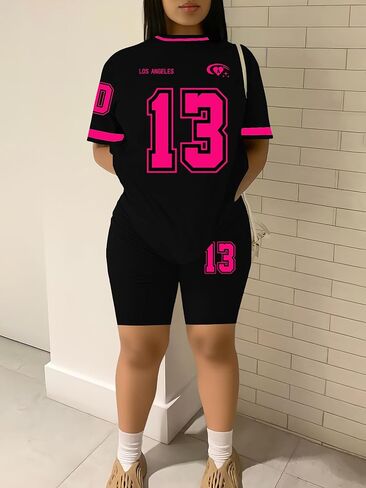 Ulovmi Two Piece Set For Women Summer Sweatsuits Short Workout Jogger Sets Matching Tracksuit in Saudi Arabia