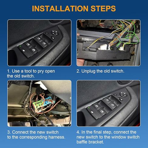 Master Power Window Switch Left Driver Side Replacement for Dodge Journey 2009-2010 Nitro 2008-2012 Replacement for Jeep Liberty 2008-2012 Replace 4602632AG, 4602632AH, 4602632AF in Saudi Arabia