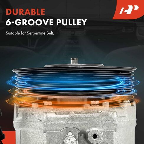 A-Premium Air Conditioner AC Compressor with Clutch Compatible with Jaguar XJ8 2004-2009, XJR 2004-2009 in Saudi Arabia