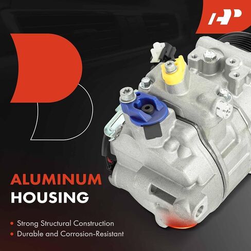 A-Premium Air Conditioner AC Compressor with Clutch Compatible with Jaguar XJ8 2004-2009, XJR 2004-2009 in Saudi Arabia