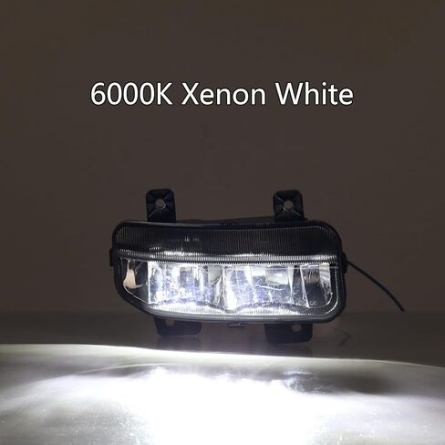 Full Set Fog Light Assembly Compatible for Dodge Ram 2500 3500 2019-2023 | LED Fog Lamps Pair with Switch, Wiring, Covers, Mounting Brackets | OE: CH1037152, CH1037153, CH2592158, CH2593158 in Kuwait