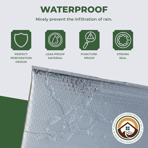 25-Pack IIP Texas Insulated Bubble Mailers, Thermal Radiant Barrier, Waterproof Self-Seal Shipping Bags, Metallic Silver, Multiple Sizes (11" x 15" / 25 Count) in Saudi Arabia