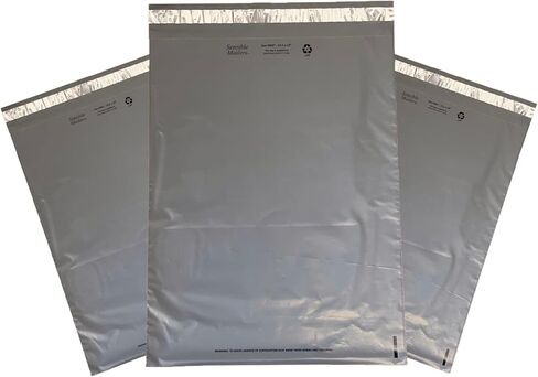 رسائل بريدية معقولة - 1000 عبوة من رسائل بريد بولي معاد تدويرها بالكامل مقاس 12 × 15.5 بوصة - رمادي - مظاريف شحن للشركات الصغيرة in Kuwait