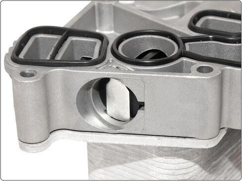 Aluminum Oil Cooler Filter Housing Assembly Compatible with BMW X1 2017-2019 Mini Cooper 2014-2019 Replace# 11428585235 11-42-8-585-235 in Kuwait