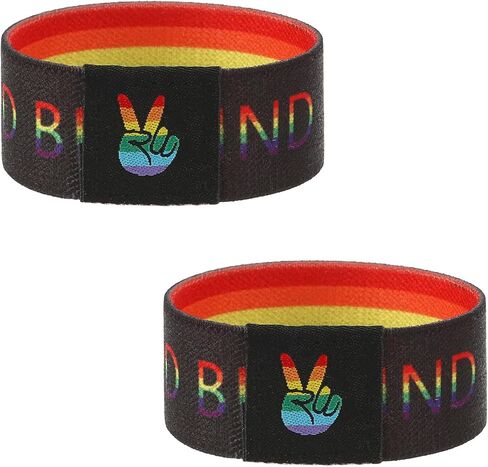 Autism Awareness Bracelet, Autism Bracelet Accessories for Adults Women Men, Colorful Elastic Adjustable Wristband Jewelry for Autism Awareness Birthday Decorations Party Favor Gift Supplies in Saudi Arabia