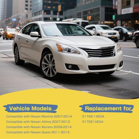 Oil Cooler Filter Assy Compatible with Nissan Altima Maxima Murano Quest 3.5L V6 Gas CVT Automatic Transmission 2007-2014 Replace For 31726-1XE0A Oil Filter Assembly in Kuwait