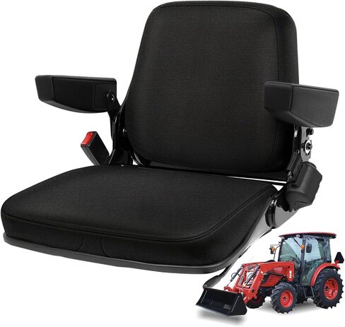 Seat Cover Compatible with 2015+ Kioti CK,DK and NS SeriesTractor Suspension, Heavy Duty Knitted Fabric in Kuwait
