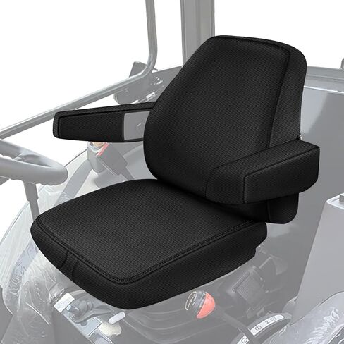 Seat Cover Compatible with 2015+ Kioti CK,DK and NS SeriesTractor Suspension, Heavy Duty Knitted Fabric in Kuwait