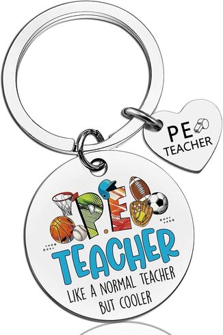Gym Teacher Gifts PE Teachers Gift For Men Women Cool Teacher Appreciation Gift Male Birthday Graduation Teachers Day Gifts Gym Ornament For Teacher's Day Whistle Keychain in Kuwait
