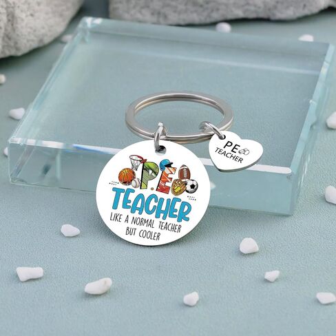 Gym Teacher Gifts PE Teachers Gift For Men Women Cool Teacher Appreciation Gift Male Birthday Graduation Teachers Day Gifts Gym Ornament For Teacher's Day Whistle Keychain in Kuwait