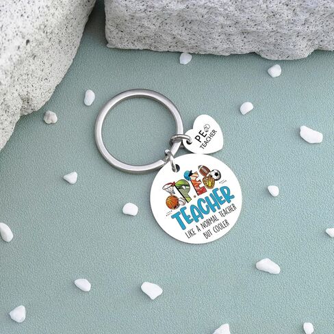 Gym Teacher Gifts PE Teachers Gift For Men Women Cool Teacher Appreciation Gift Male Birthday Graduation Teachers Day Gifts Gym Ornament For Teacher's Day Whistle Keychain in Kuwait