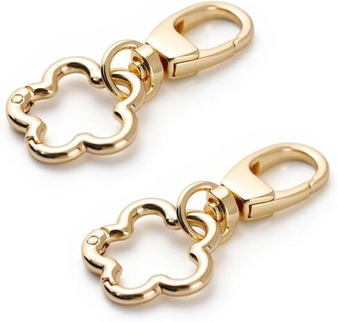 2Pcs Metal Spring Clasps Double Opening keychain Clip Hardware Accessories for Handbag DIY Bags Key and Craft Making in Saudi Arabia