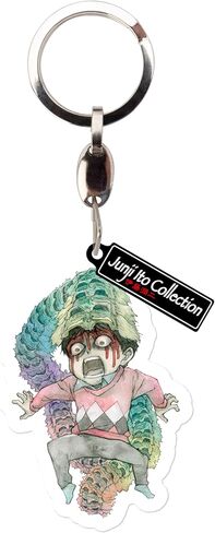 ABYSTYLE Junji Ito Shuichi سلسلة مفاتيح مصنوعة من الأكريليك الرعب أنيمي مانغا اكسسوارات ميرش هدية in Saudi Arabia