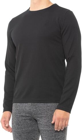 Spyder Men's Long Sleeve Thermal Shirt, Black Small in Saudi Arabia