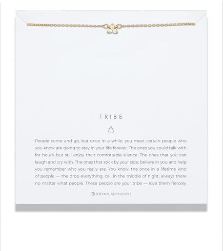 قلادة برايان أنتوني ترايب داينتي فريندشيب للنساء - قلادة قلادة أنيقة، لمسة نهائية مطلية بالذهب عيار 14 قيراط على النحاس، مجوهرات يومية خالية من النيكل، سلسلة طبقات، هدية على شكل سفر صيفي للشاطئ لها in Kuwait