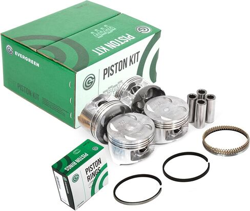 Evergreen SA-5494186448-0 Pistons with Rings Compatible With/For 97-98 2.0L Honda CR-V B20B4 DOHC 16V in Saudi Arabia
