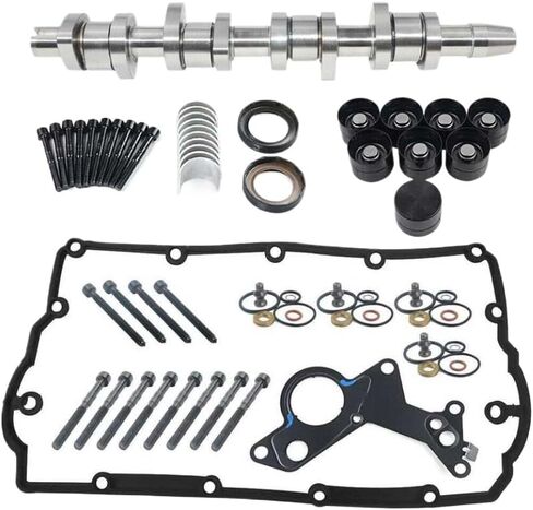 Camshaft Kit with Lifters, Bearings, and Gaskets Compatible with MK5 2005-2006 1.9L TDI BRM Engine in Kuwait