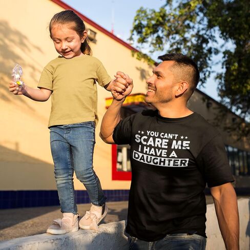 لا يمكنك إخافتي، لدي بنات، تي شيرت مضحك للأب، تي شيرت رجالي لطيف نكتة هدايا للأب in Kuwait