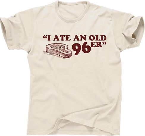 The Great Outdoors Old 96er Steak Challenge T-Shirt for Men - Retro 80s Comedy Movie Unisex Tee - Vintage John Candy in Saudi Arabia