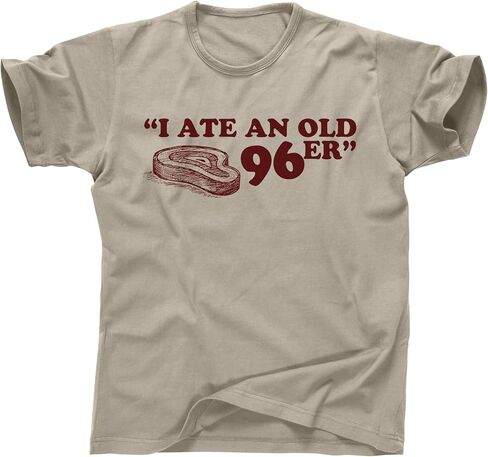 The Great Outdoors Old 96er Steak Challenge T-Shirt for Men - Retro 80s Comedy Movie Unisex Tee - Vintage John Candy in Saudi Arabia