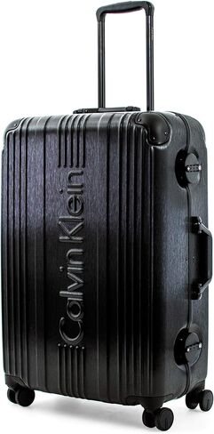 Calvin Klein Fulton 2.0 Hardside Spinner Luggage with TSA Lock, Burgundy, 25 Inch in Saudi Arabia