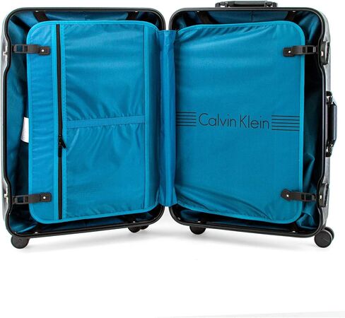Calvin Klein Fulton 2.0 Hardside Spinner Luggage with TSA Lock, Burgundy, 25 Inch in Saudi Arabia