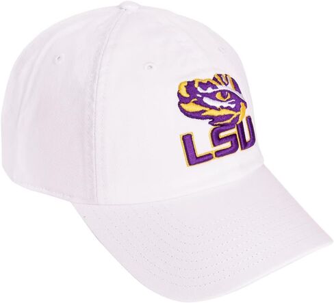 Desert Cactus LSU Louisiana State University Baseball Hat Tigers Geaux Brimmed Embroirderd Hats Cap Adjustable Cloth Strap Adult (Style E1) Purple in Saudi Arabia