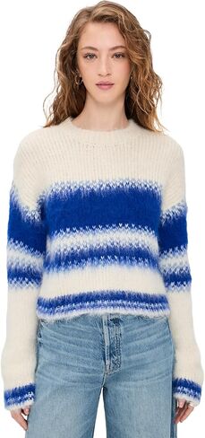 MOTHER Women's The Crop Sweater in Kuwait